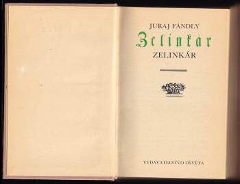Juraj Fándly: Zelinkár