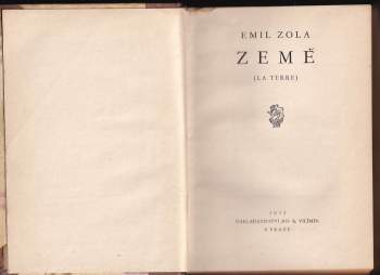 Émile Zola: Země