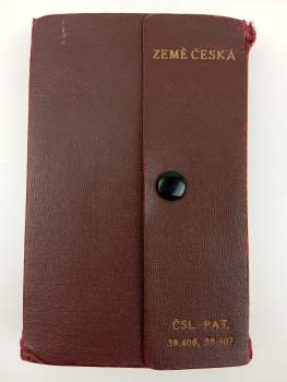 Země česká s plánem hlavního města Prahy