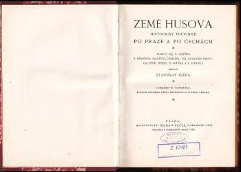 Václav Vojtíšek: Země Husova