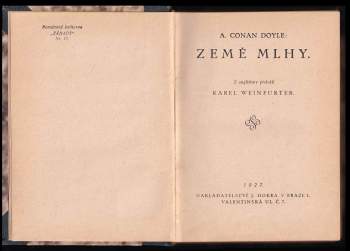 Arthur Conan Doyle: Země mlhy