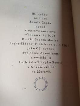 Josef Čapek: Země mnoha jmen