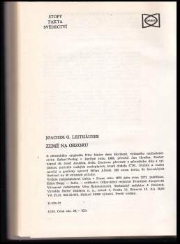 Joachim Gustav Leithäuser: Země na obzoru