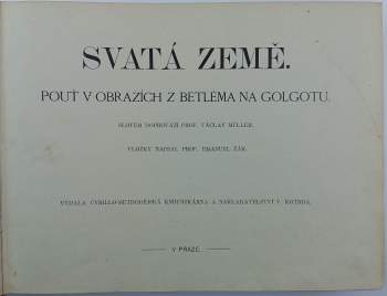 Emanuel Žák: Země svatá