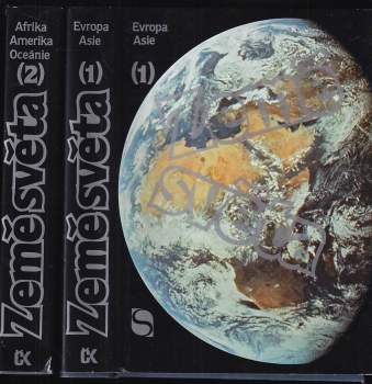 Země světa 1 - Evropa, SSSR, Asie + 2 - Afrika, Amerika, Oceánie