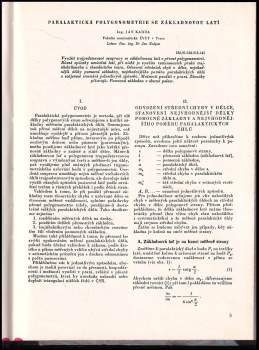 Josef Klobouček: Zeměměřický sborník