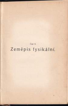Karel Holub: Zeměpis astronomický a fysikální