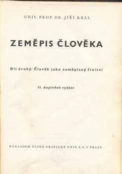 Zeměpis člověka