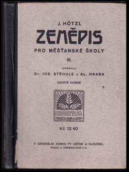 Zeměpis pro měšťanské školy