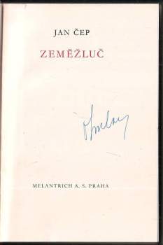 Jan Čep: Zeměžluč