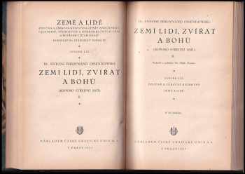 Ferdynand Antoni Ossendowski: Zemí lidí, zvířat a bohů : [Koňmo střední Asií] 1+2 +