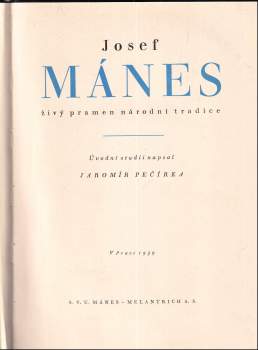 Josef Mánes: Zemi milované--