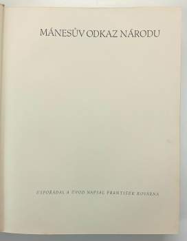 Josef Mánes: Zemi milované--
