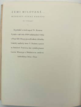 Josef Mánes: Zemi milované--