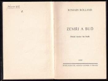 Romain Rolland: Zemři a buď