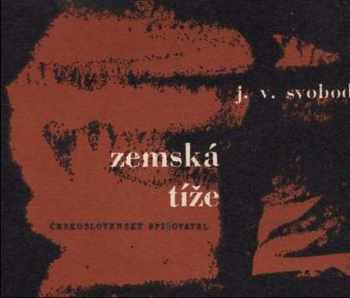 Zemská tíže - Jiří Václav Svoboda (1965, Československý spisovatel) - ID: 95196