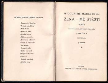 Hedwig Courths-Mahler: Žena - mé štěstí