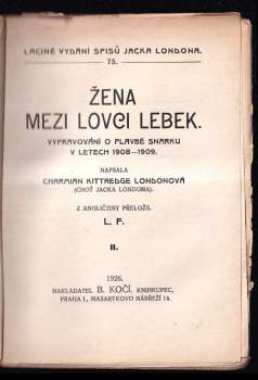 Charmian Kittredge London: Žena mezi lovci lebek
