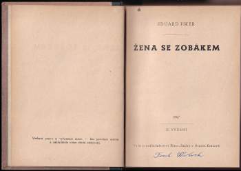 Eduard Fiker: Žena se zobákem