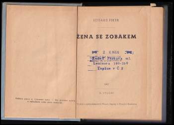 Eduard Fiker: Žena se zobákem