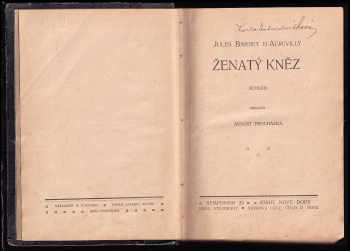 Jules Amédée Barbey d'Aurevilly: Ženatý kněz
