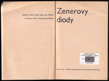 Jaromír Šmaha: Zenerovy diody