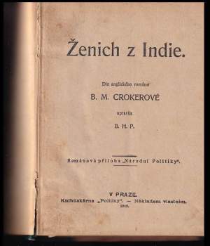 Bithia Mary Croker: Ženich z Indie