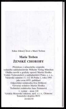 Maria Treben: Ženské choroby