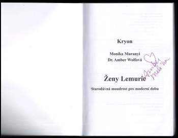 Kryon: Ženy Lemurie