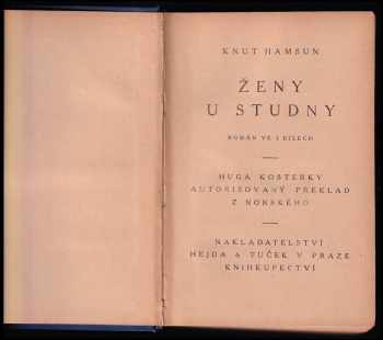 Knut Hamsun: Ženy u studny