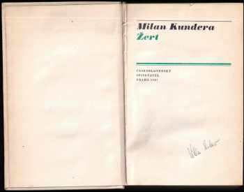 Milan Kundera: Žert
