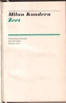 Milan Kundera: Žert