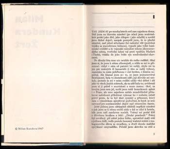Milan Kundera: Žert
