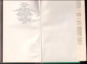 Milan Kundera: Žert