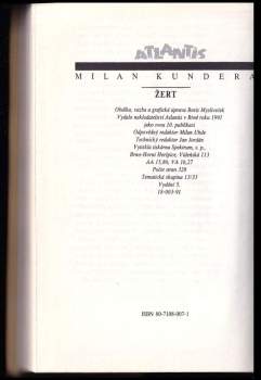 Milan Kundera: Žert