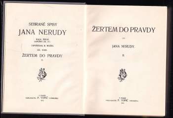 Jan Neruda: Žertem do pravdy