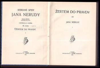 Jan Neruda: Žertem do pravdy