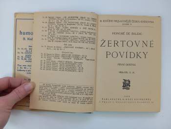 Honoré de Balzac: Žertovné povídky