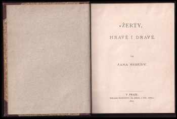 Jan Neruda: Žerty, hravé i dravé
