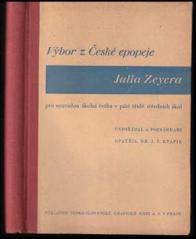 Zeyerova Česká epopeja