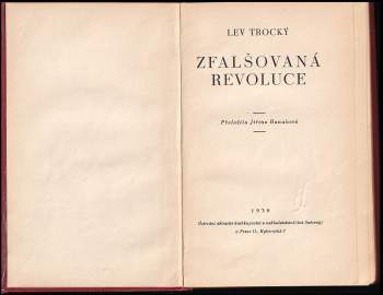 Lev Trockij: Zfalšovaná revoluce