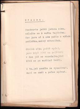 Jaroslav Seifert: Zhasněte světla