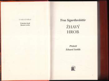 Yrsa Sigurðardóttir: Žhavý hrob