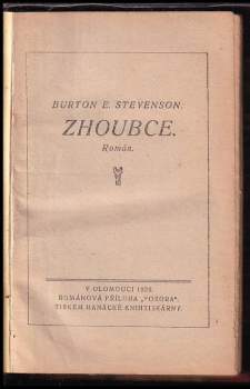Burton Egbert Stevenson: Zhoubce
