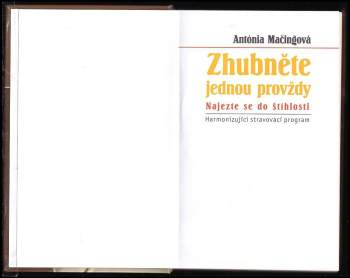Antónia Mačingová: Zhubněte jednou provždy