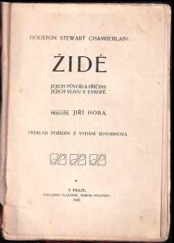 Houston Stewart Chamberlain: Židé