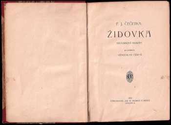 František Josef Čečetka: Židovka