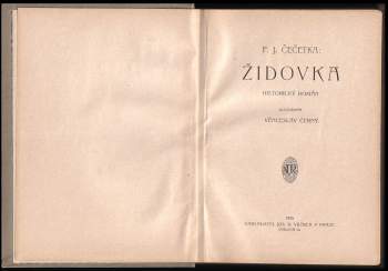 František Josef Čečetka: Židovka