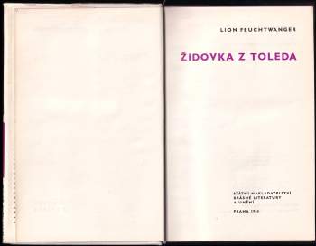 Lion Feuchtwanger: Židovka z Toleda