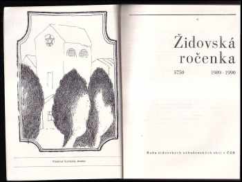 Jan Rous: Židovská ročenka 5750 - 1989 - 1990